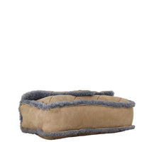 Chanel CC Single Flap Medium Suede Shearling