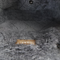 Chanel CC Single Flap Medium Suede Shearling