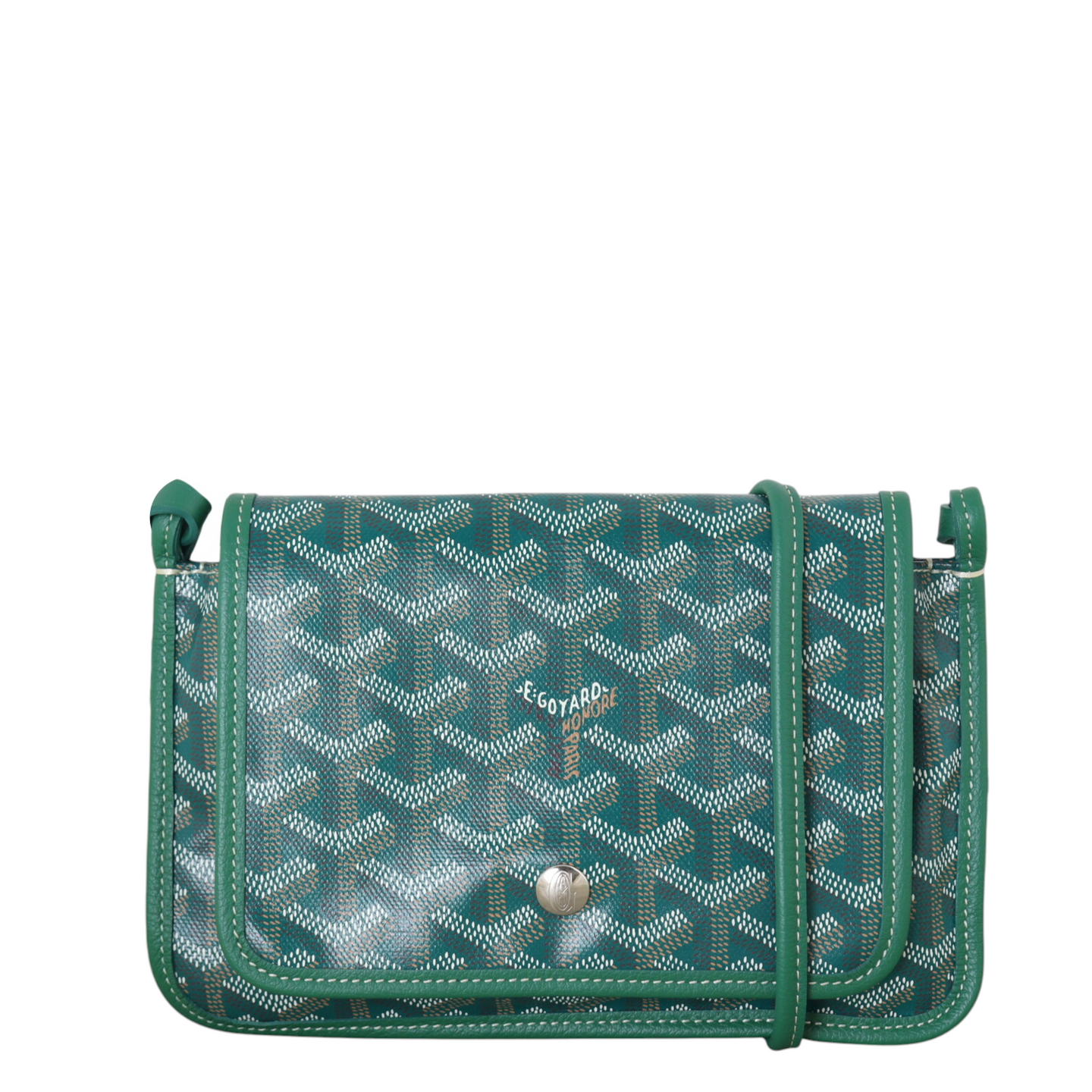 Goyard Plumet Pocket Wallet on Strap Goyardine