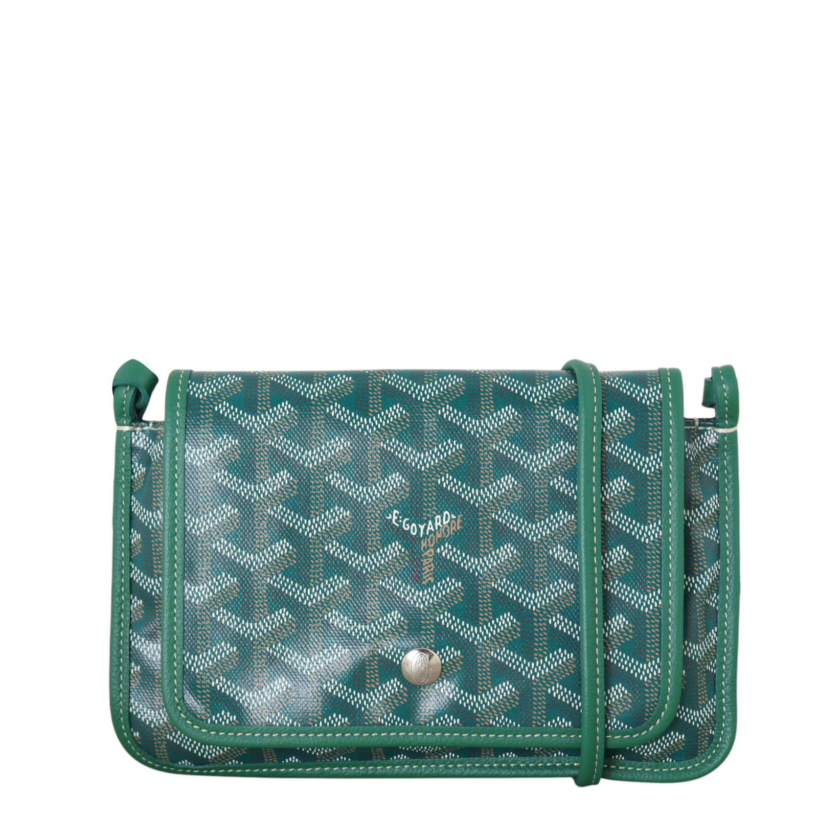 Goyard Plumet Pocket Wallet on Strap Goyardine