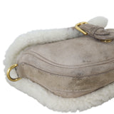 Dior Bobby Bag Small Suede Shearling