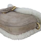 Dior Bobby Bag Small Suede Shearling