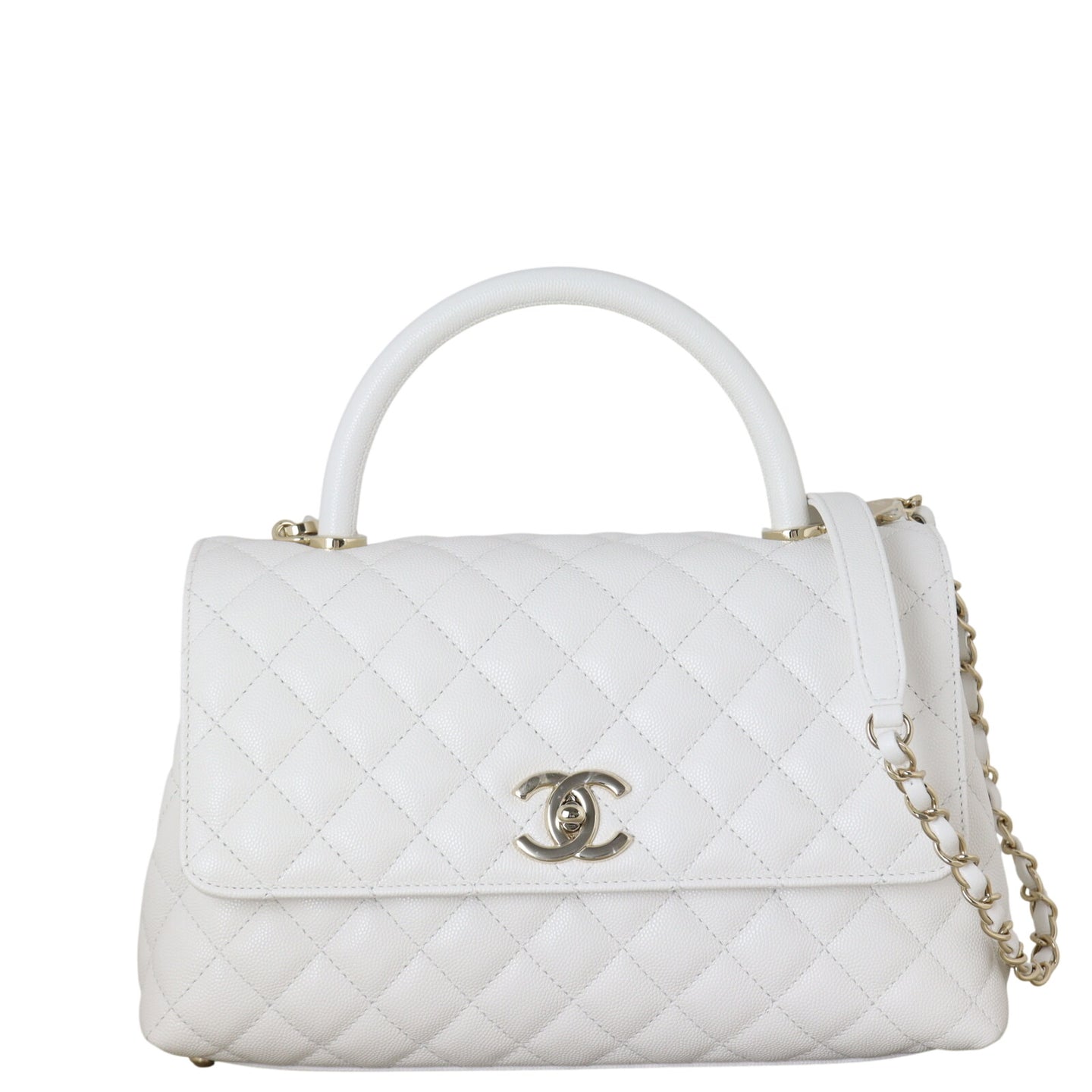 Chanel Coco Top Handle Flap Bag Medium
