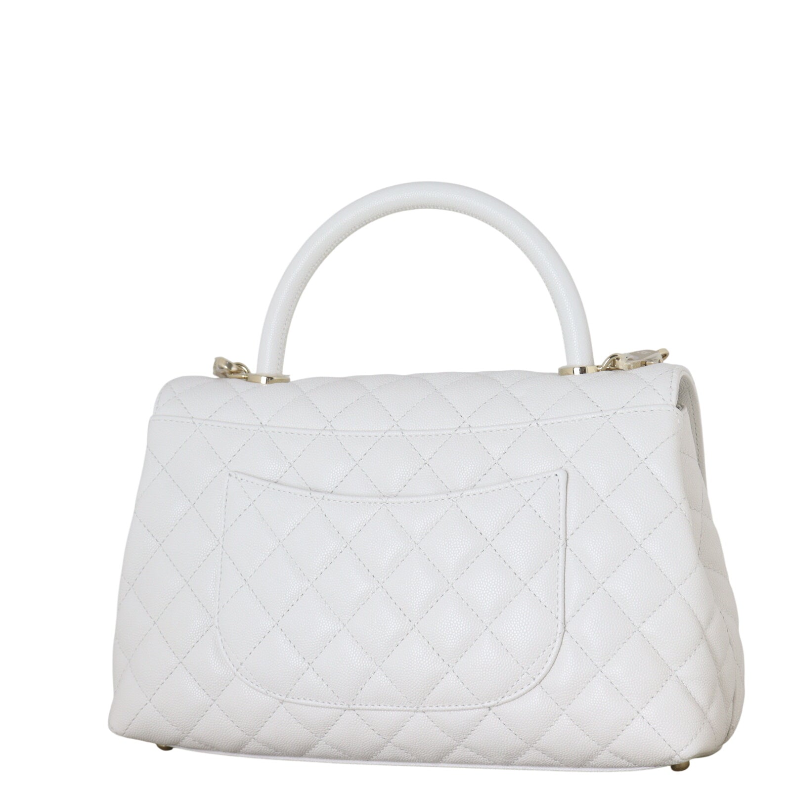 Chanel Coco Top Handle Flap Bag Medium