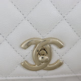 Chanel Coco Top Handle Flap Bag Medium