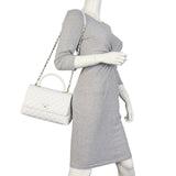 Chanel Coco Top Handle Flap Bag Medium
