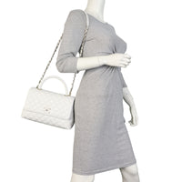 Chanel Coco Top Handle Flap Bag Medium