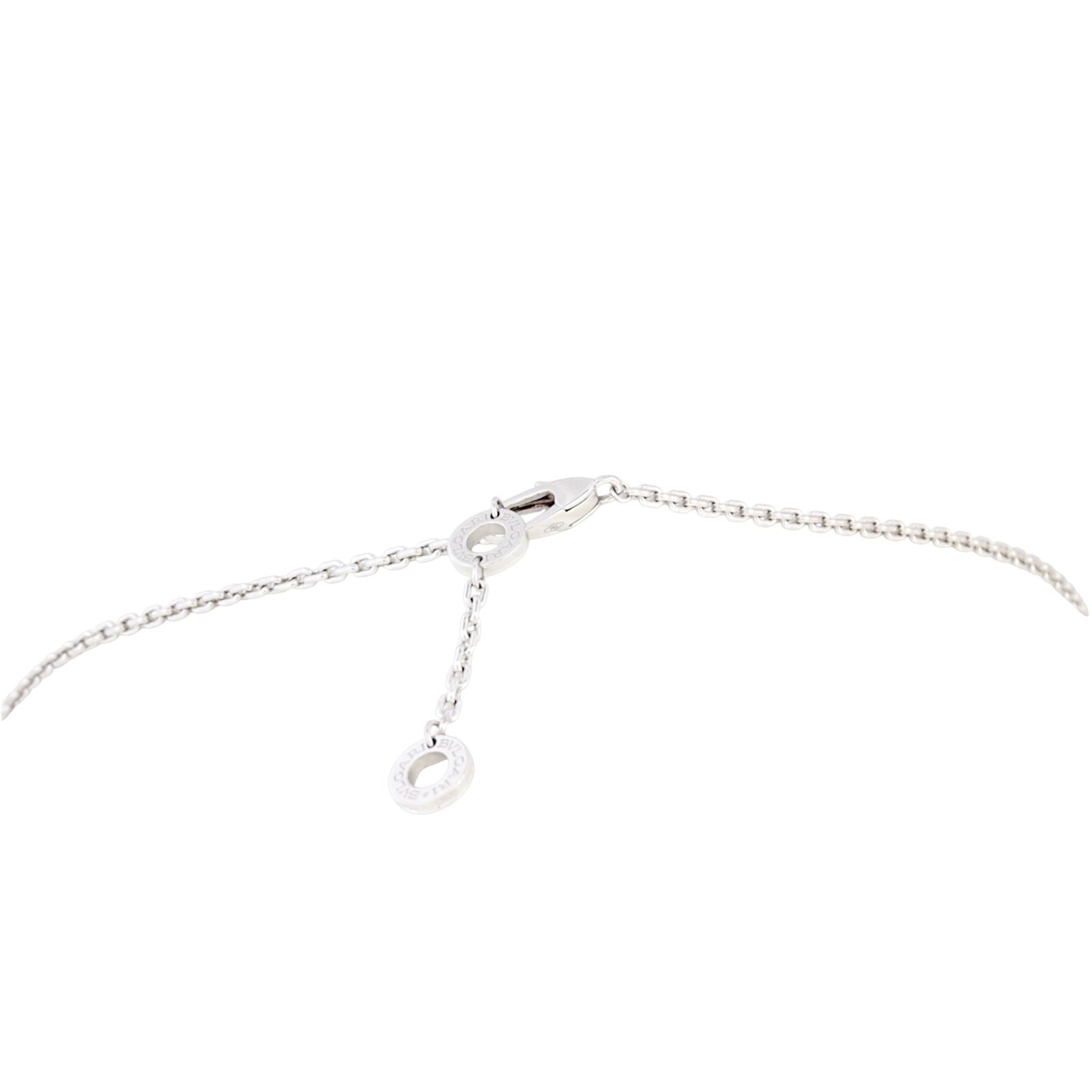 Bvlgari Serpenti Viper Diamond 18k White Gold Necklace