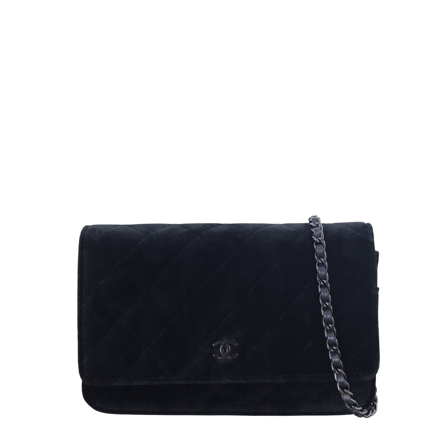 Chanel Classic Wallet on Chain Velvet
