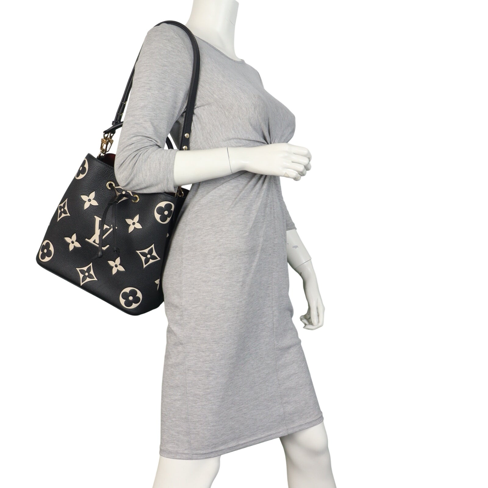 Louis Vuitton NeoNoe MM Monogram Empreinte Giant Bicolour
