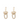 Tiffany Hardwear Medium Link 18k Rose Gold Earrings