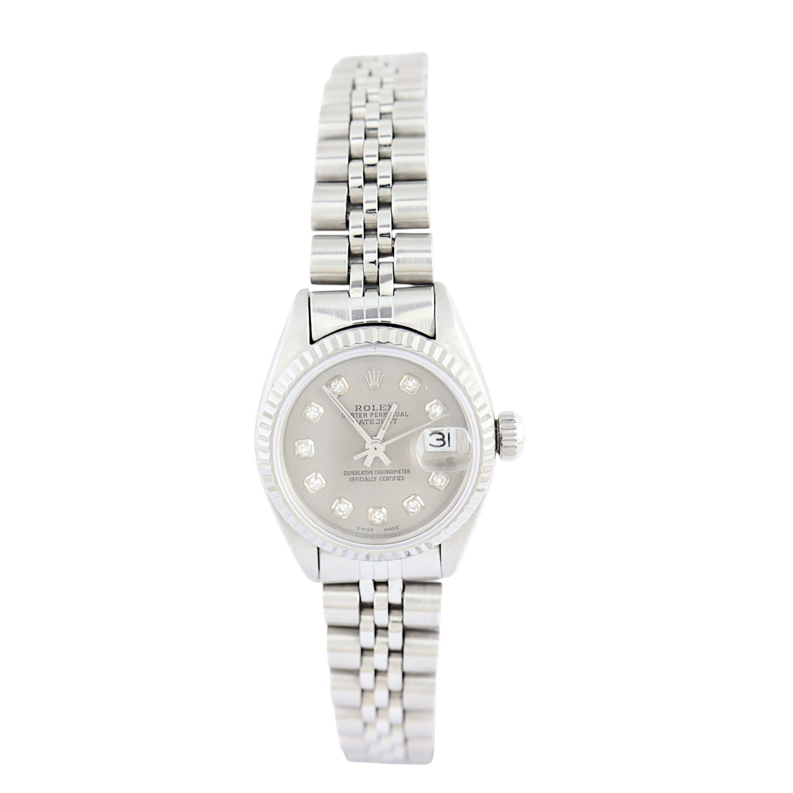 Rolex Oyster Perpetual Lady Datejust 26mm Diamond Watch