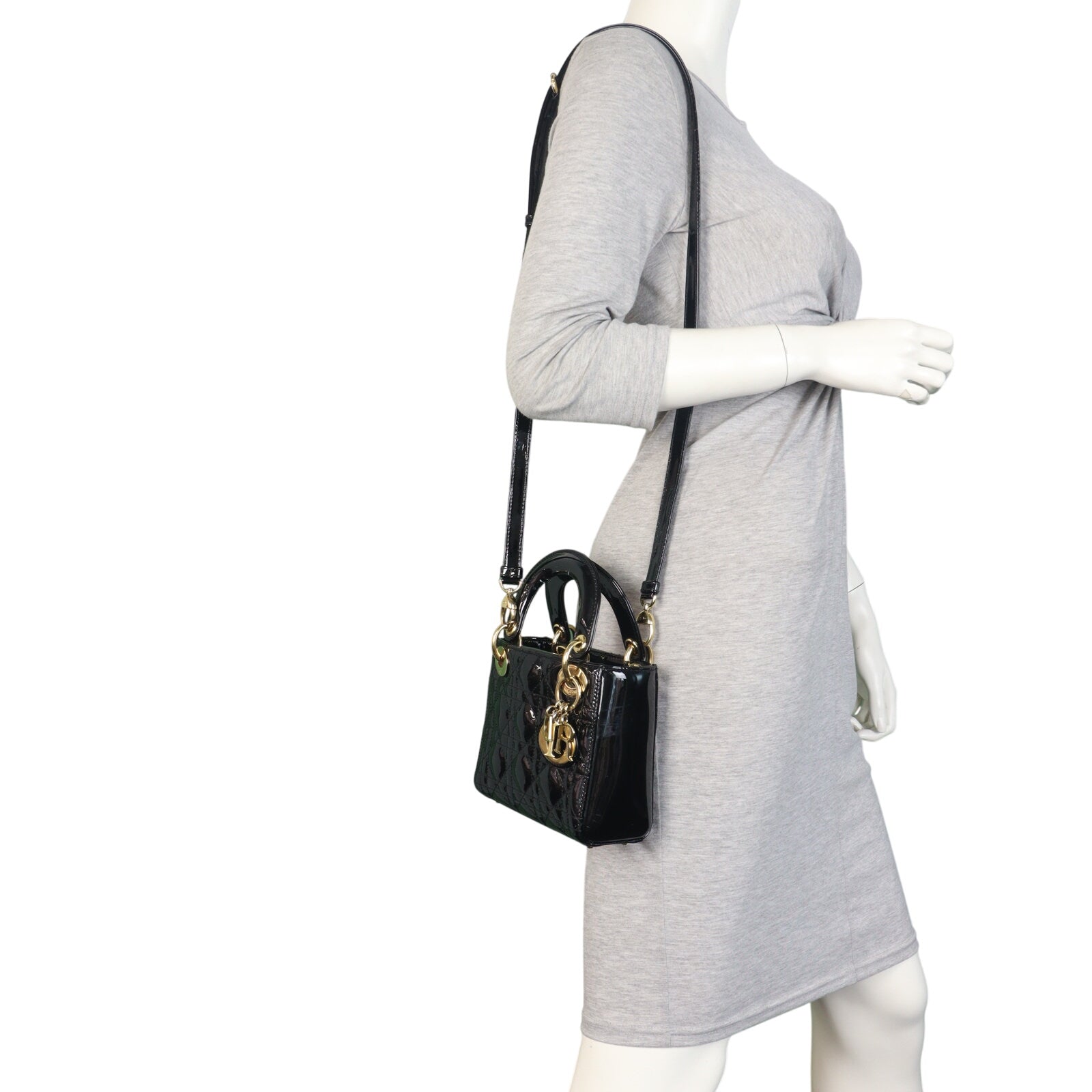 Dior Lady Dior Mini Patent