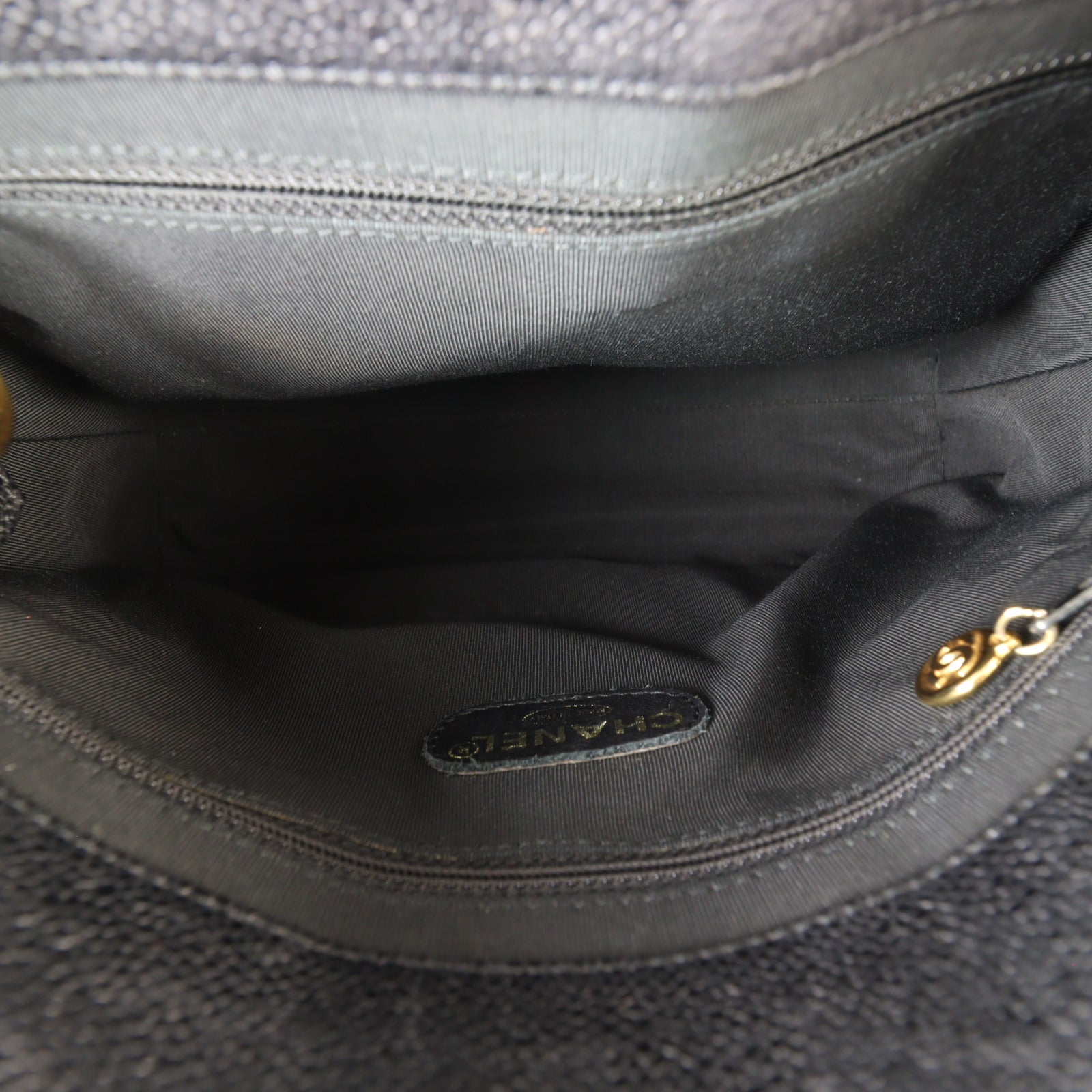 Chanel Vintage Pocket Zip Tote