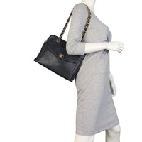 Chanel Vintage Pocket Zip Tote