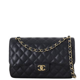 Chanel Classic Double Flap Jumbo Caviar