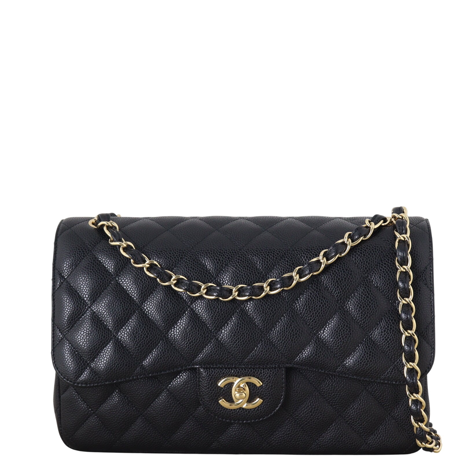Chanel Classic Double Flap Jumbo Caviar