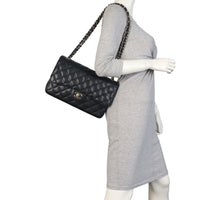 Chanel Classic Double Flap Jumbo Caviar