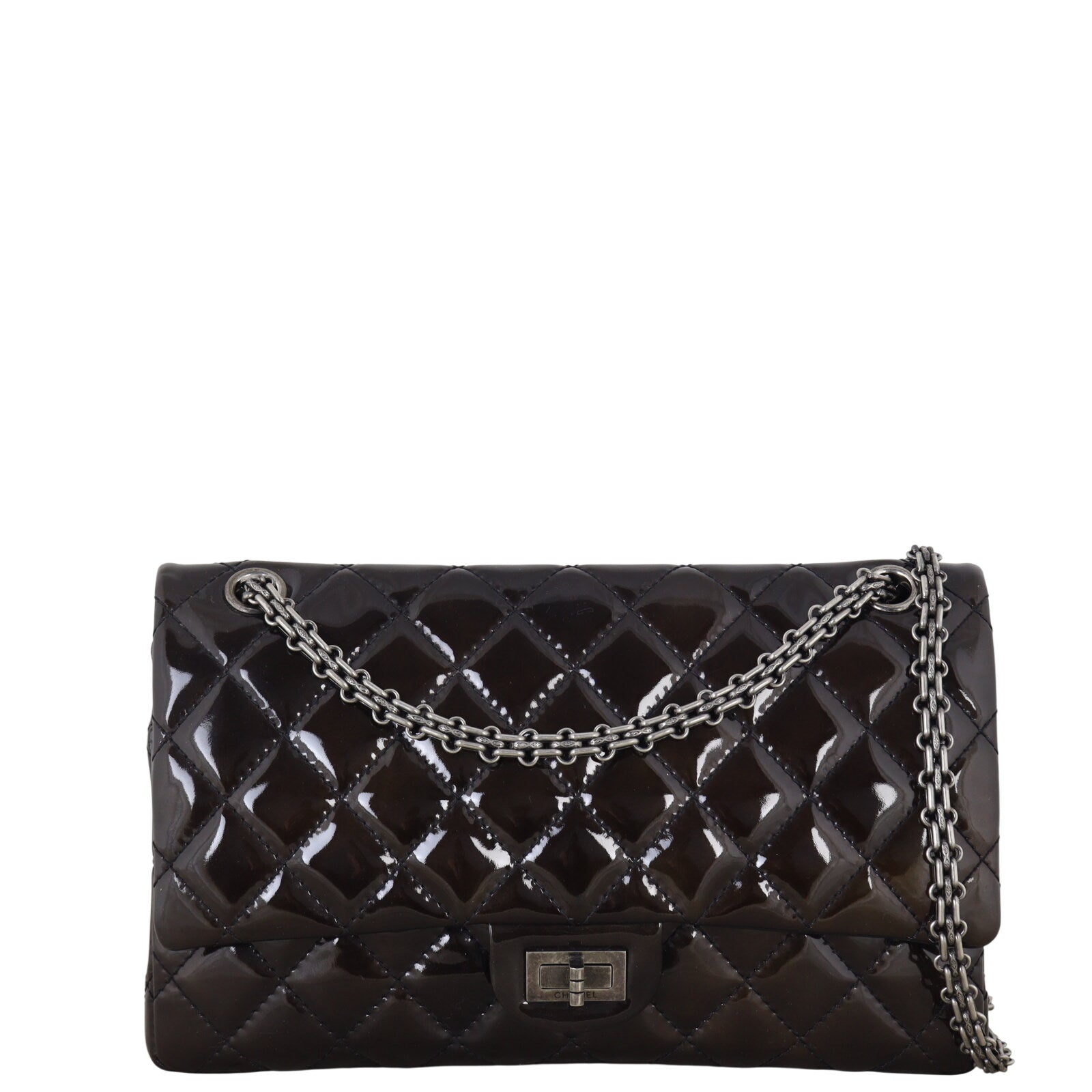 Chanel 2.55 Reissue 226 Double Flap Bag Patent