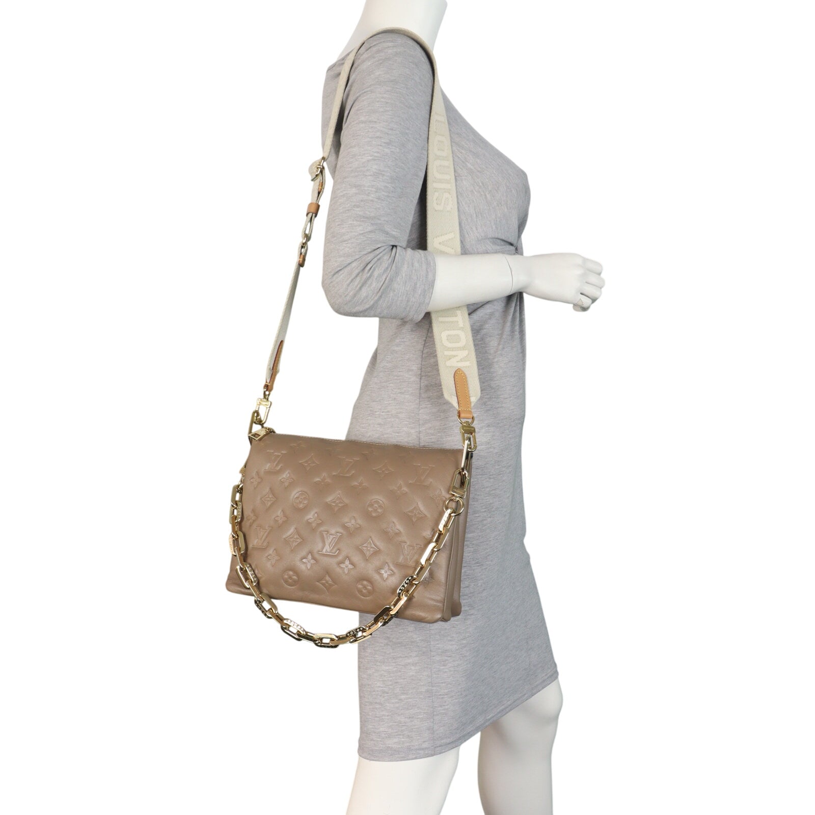 Louis Vuitton Coussin PM Monogram Embossed Lambskin