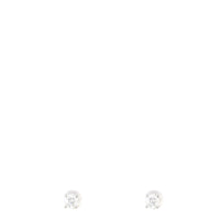 Tiffany & Co Solitaire Platinum Diamond Earrings