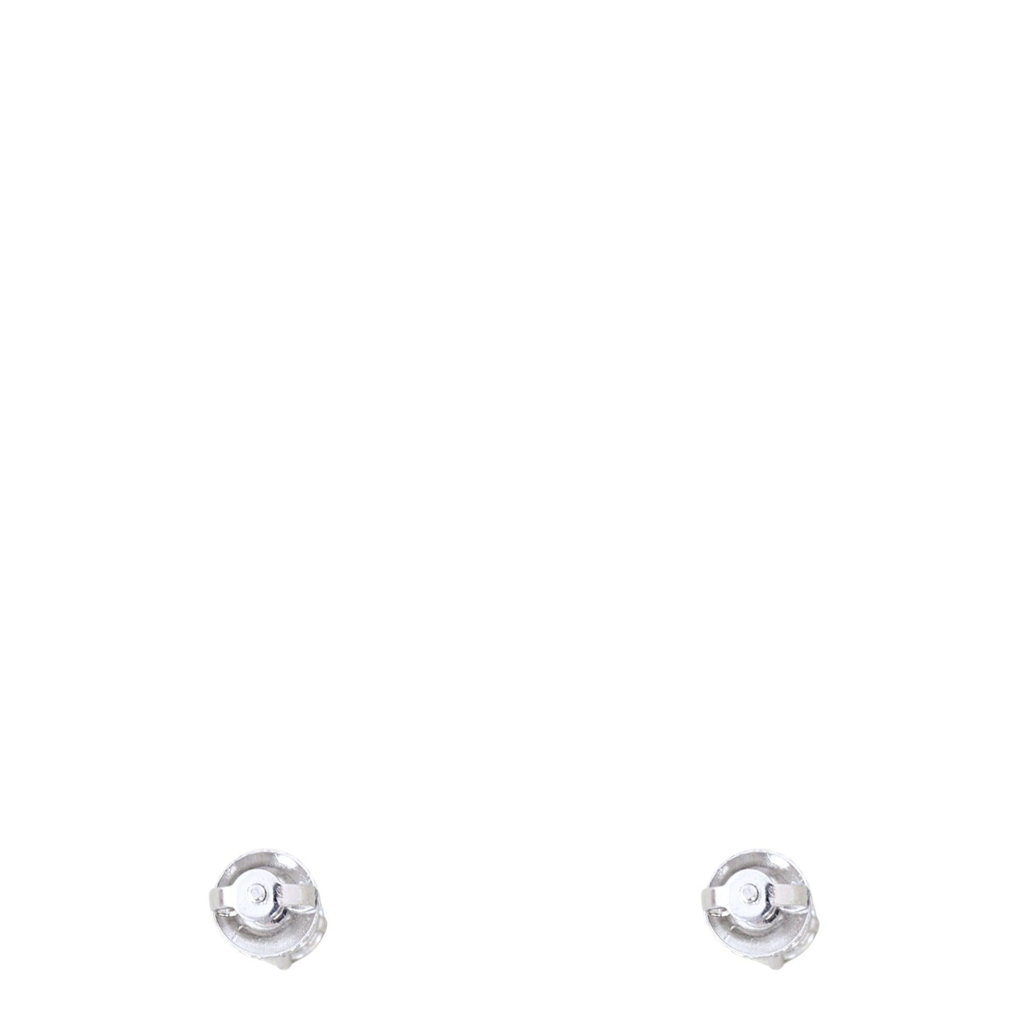 Tiffany & Co Solitaire Platinum Diamond Earrings