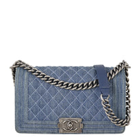 Chanel Boy Old Medium Denim
