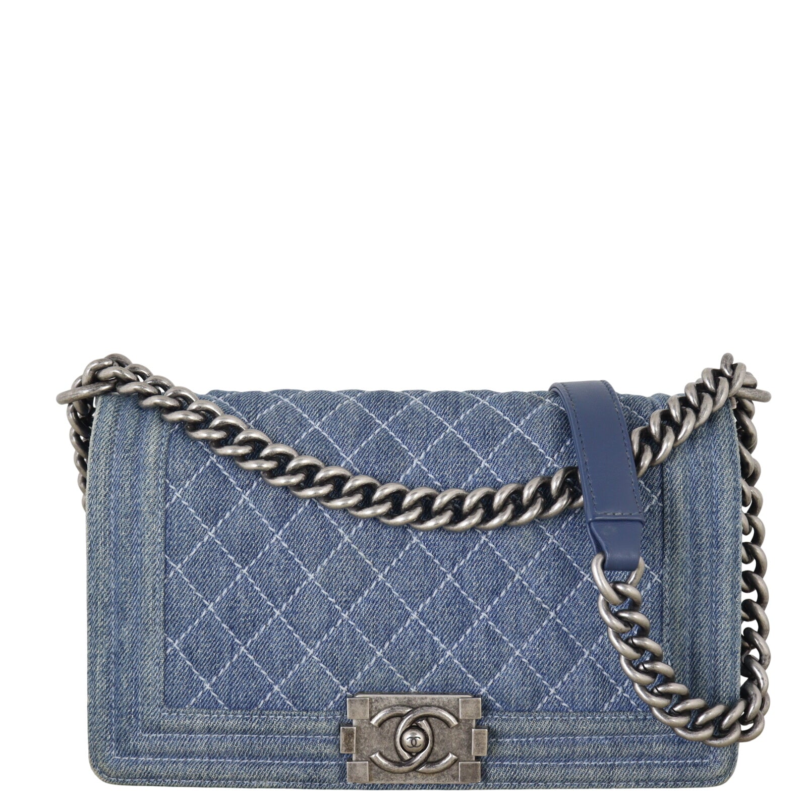 Chanel Boy Old Medium Denim