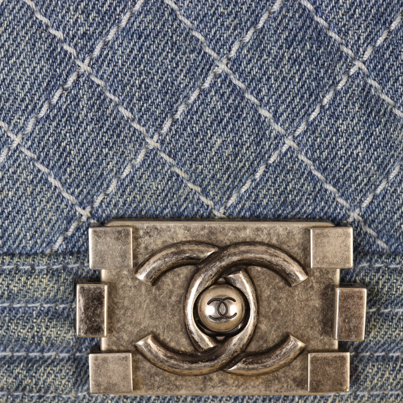 Chanel Boy Old Medium Denim