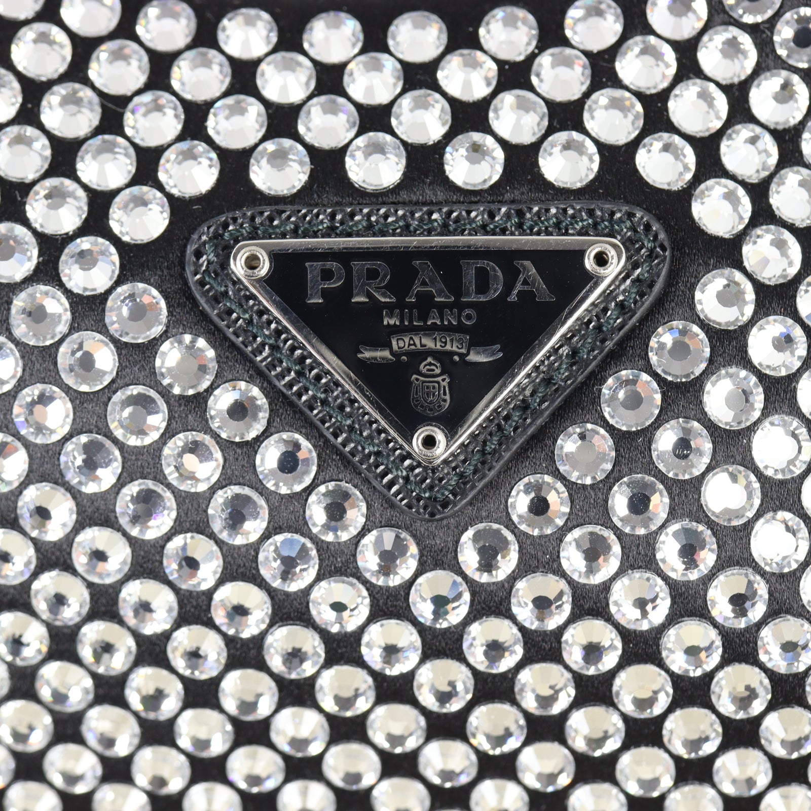 Prada Re-Edition 2005 Satin Crystal Shoulder Bag