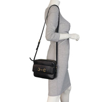 Gucci Leather Horsebit 1955 Shoulder Bag Small