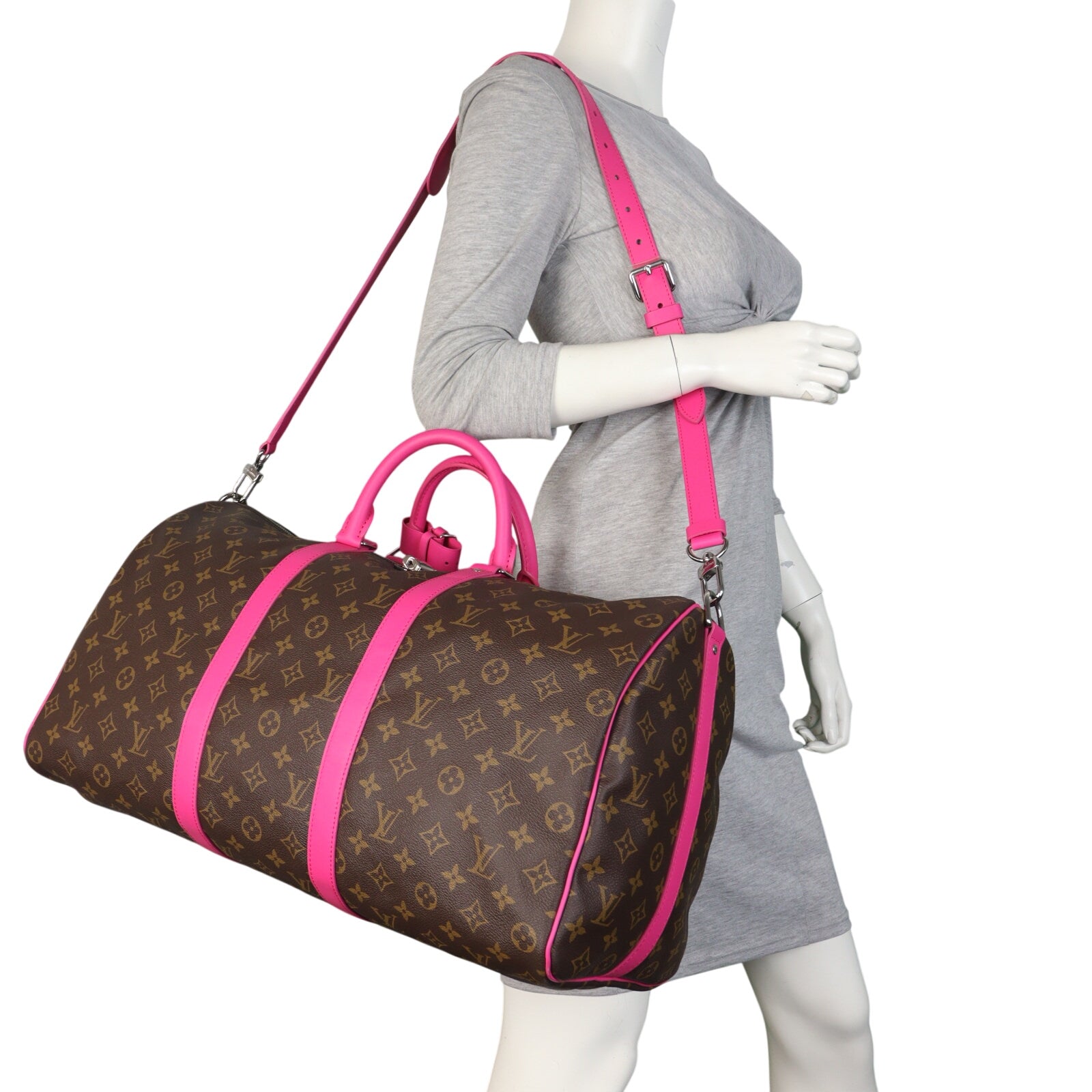 Louis Vuitton Keepall 50 Bandouliere Monogram Macassar