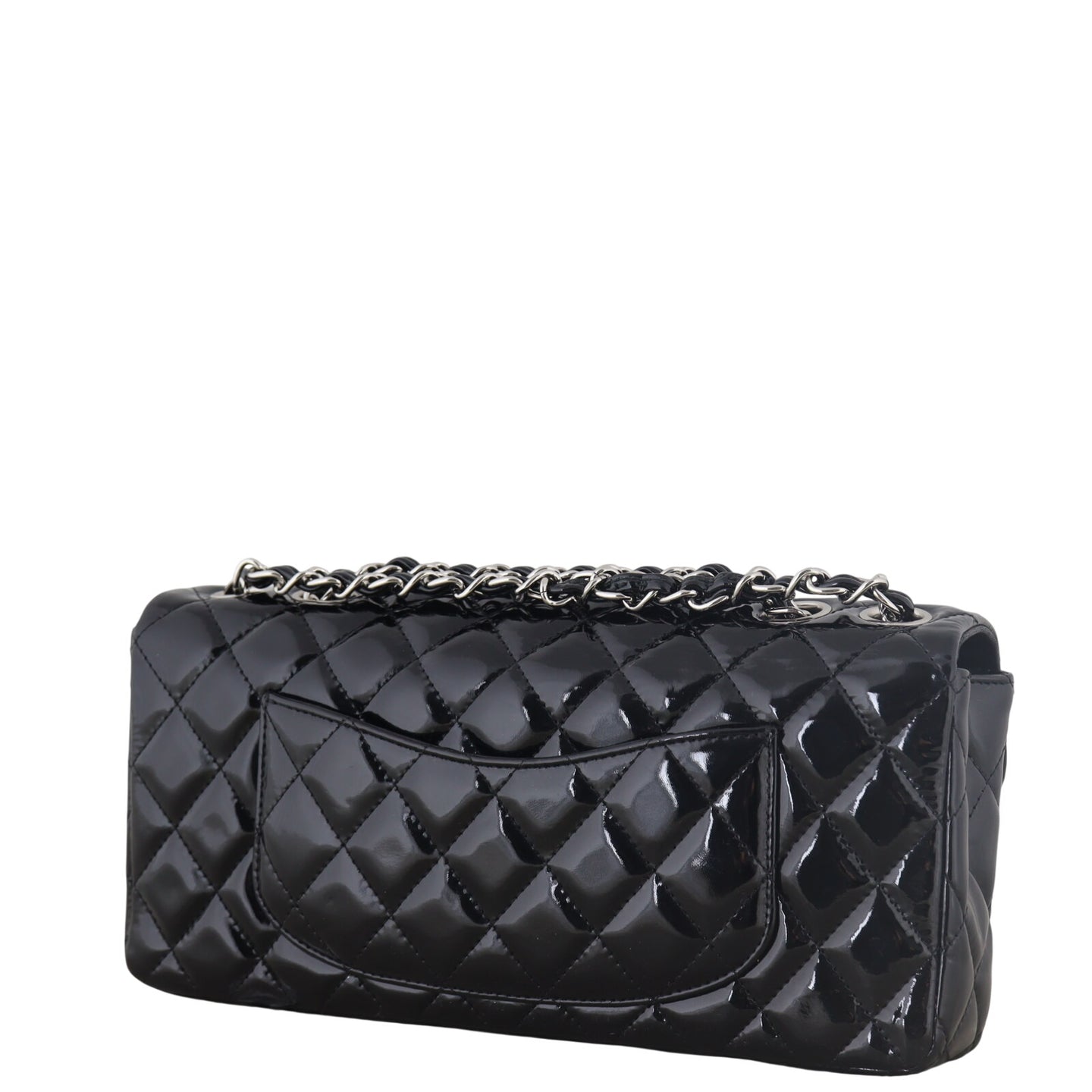 Chanel East West Flap Bag Patent