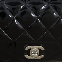 Chanel East West Flap Bag Patent