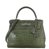 Hermes Kelly 28 Retourne Matte Crocodile