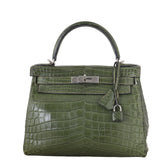 Hermes Kelly 28 Retourne Matte Crocodile