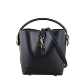 Saint Laurent Le 37 Mini Leather Bucket Bag