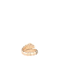Bvlgari Serpenti Viper 18k Rose Gold Diamond Ring