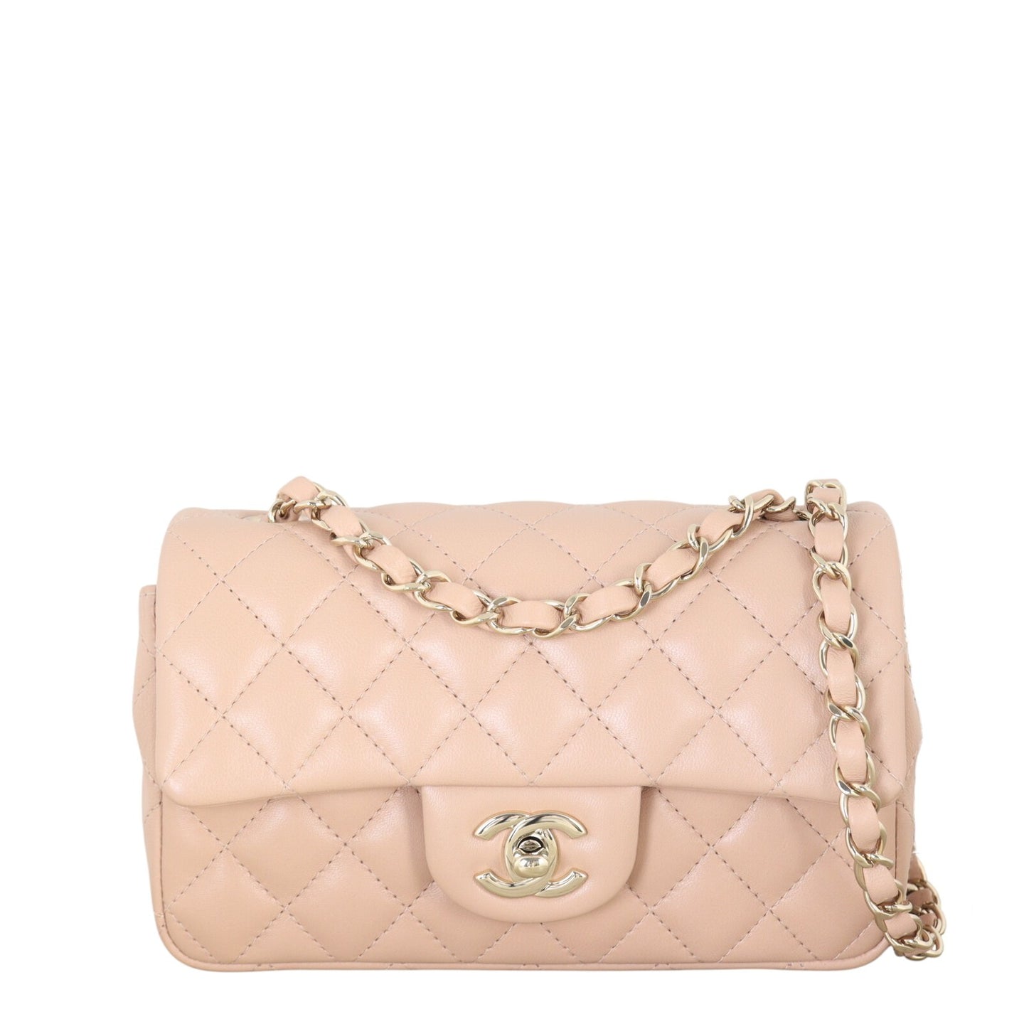 Chanel Classic Flap Mini Rectangular Bag Lambskin