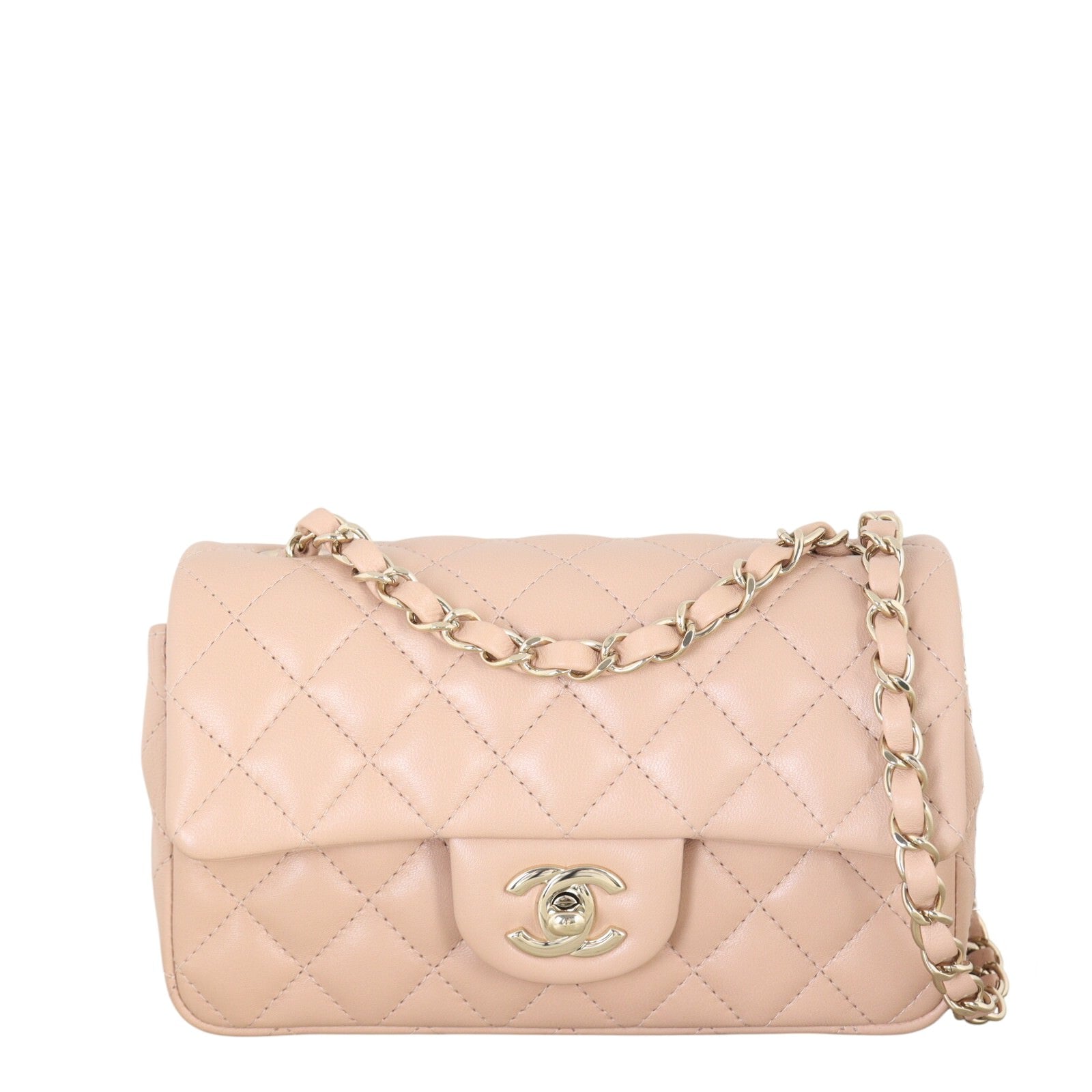 Chanel Classic Flap Mini Rectangular Bag Lambskin