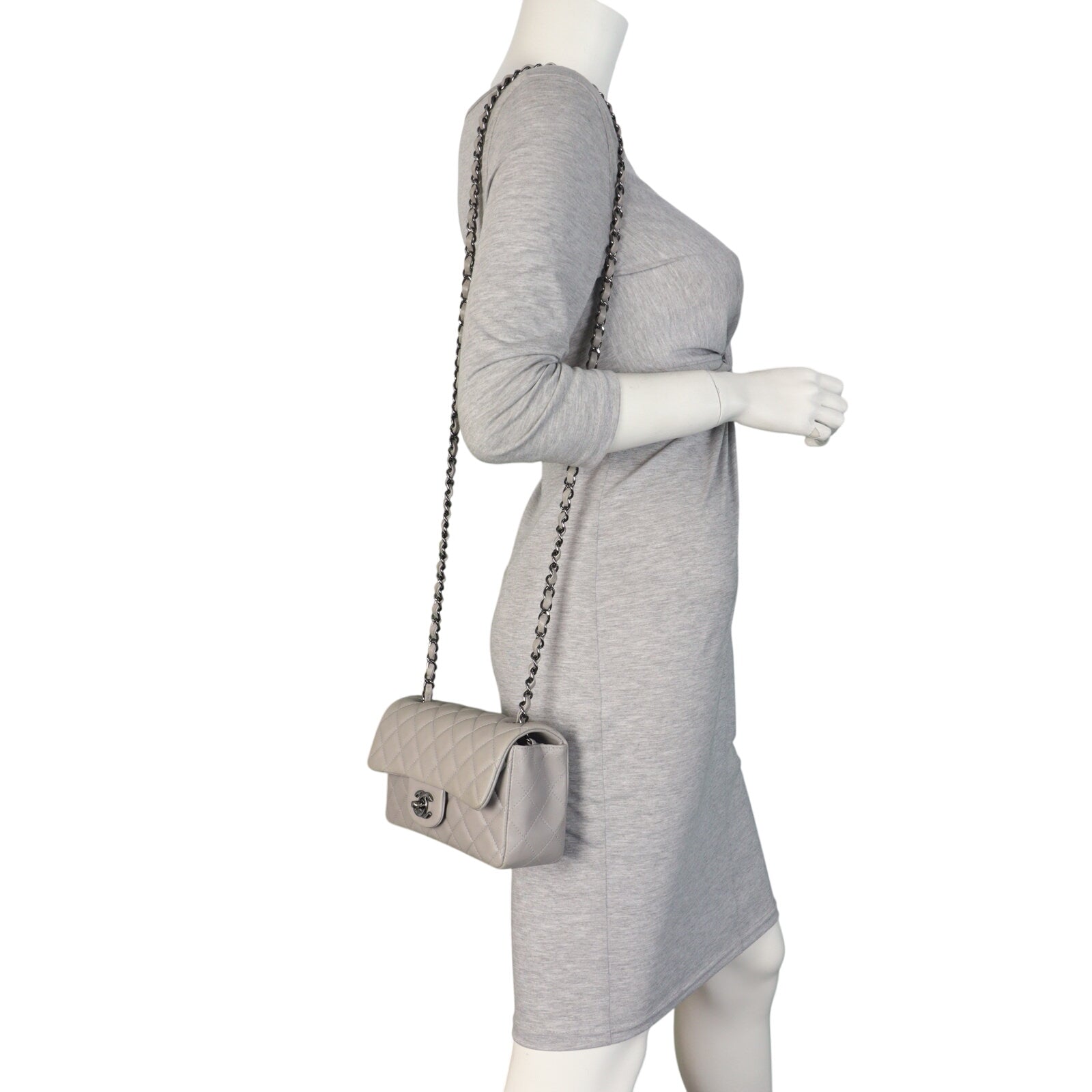 Chanel Classic Flap Mini Rectangular Bag Lambskin