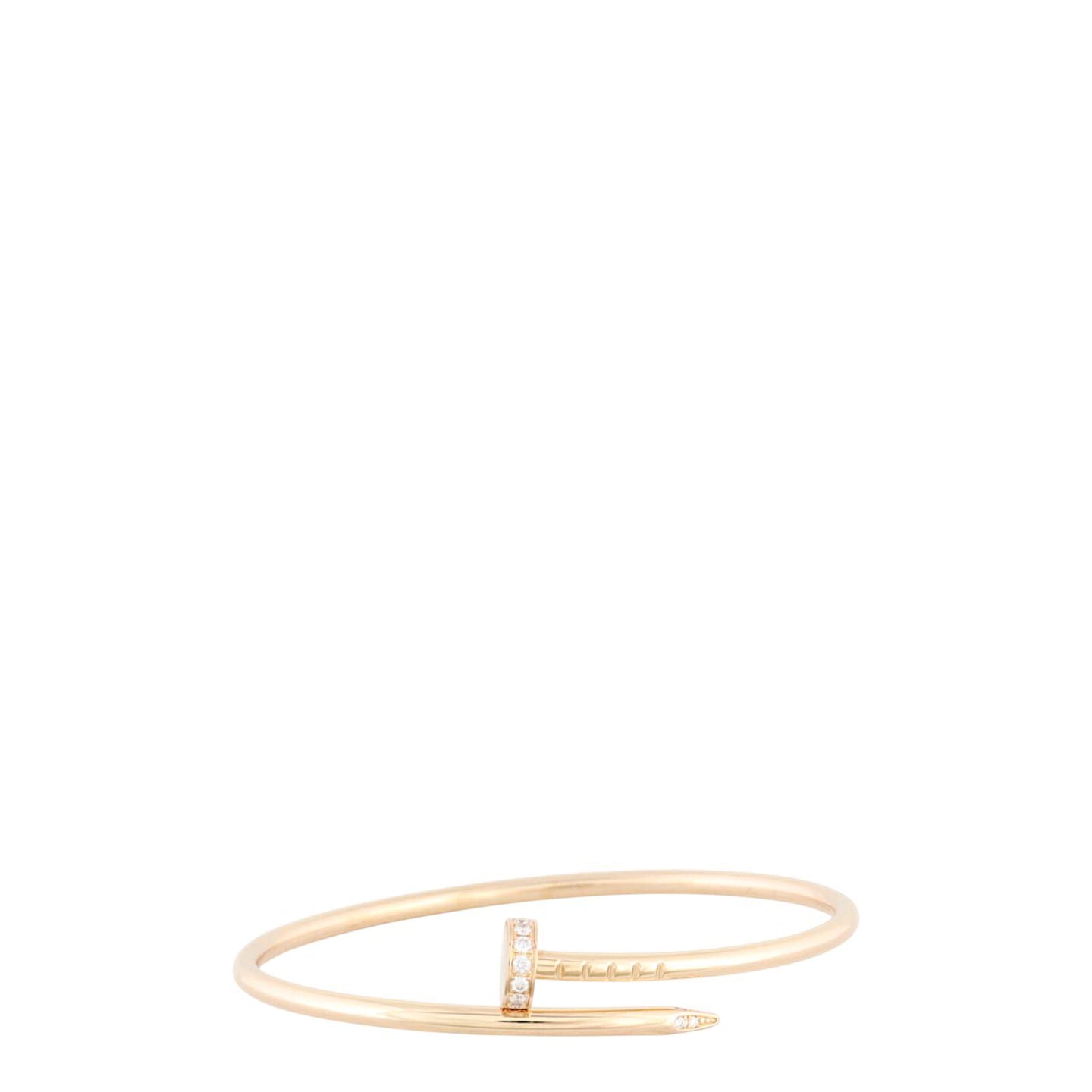 Cartier Juste un Clou Bracelet 18k Rose Gold Diamond Small