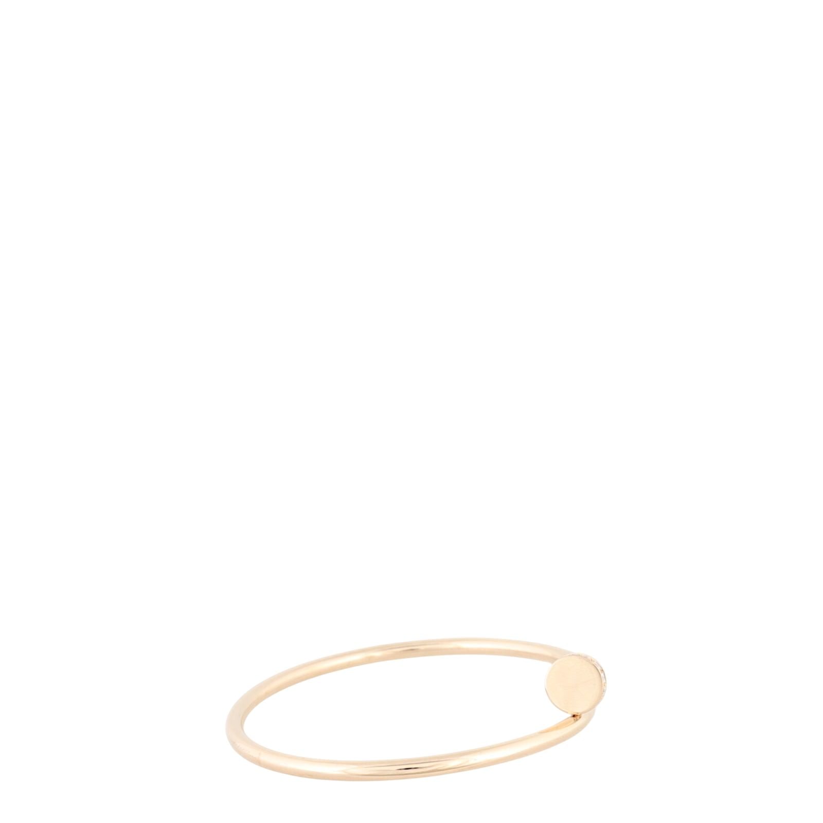 Cartier Juste un Clou Bracelet 18k Rose Gold Diamond Small