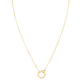 Cartier Love Pendant Two Diamond 18k Yellow Gold Necklace