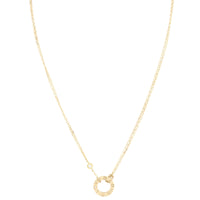 Cartier Love Pendant Two Diamond 18k Yellow Gold Necklace