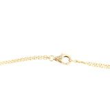 Cartier Love Pendant Two Diamond 18k Yellow Gold Necklace