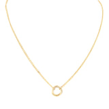 Cartier Trinity 18k Yellow, White & Rose Gold Necklace Mini