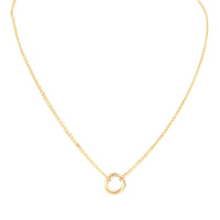 Cartier Trinity 18k Yellow, White & Rose Gold Necklace Mini