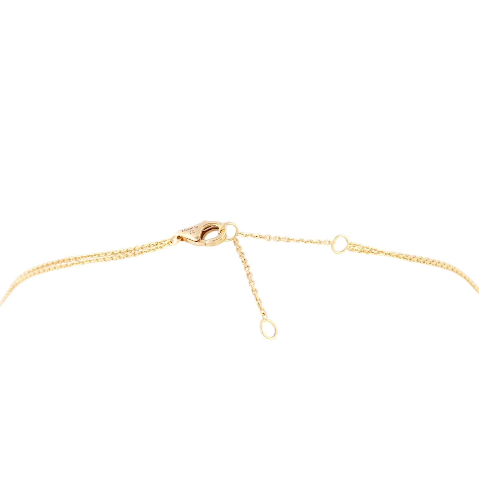 Cartier Trinity 18k Yellow, White & Rose Gold Necklace Mini