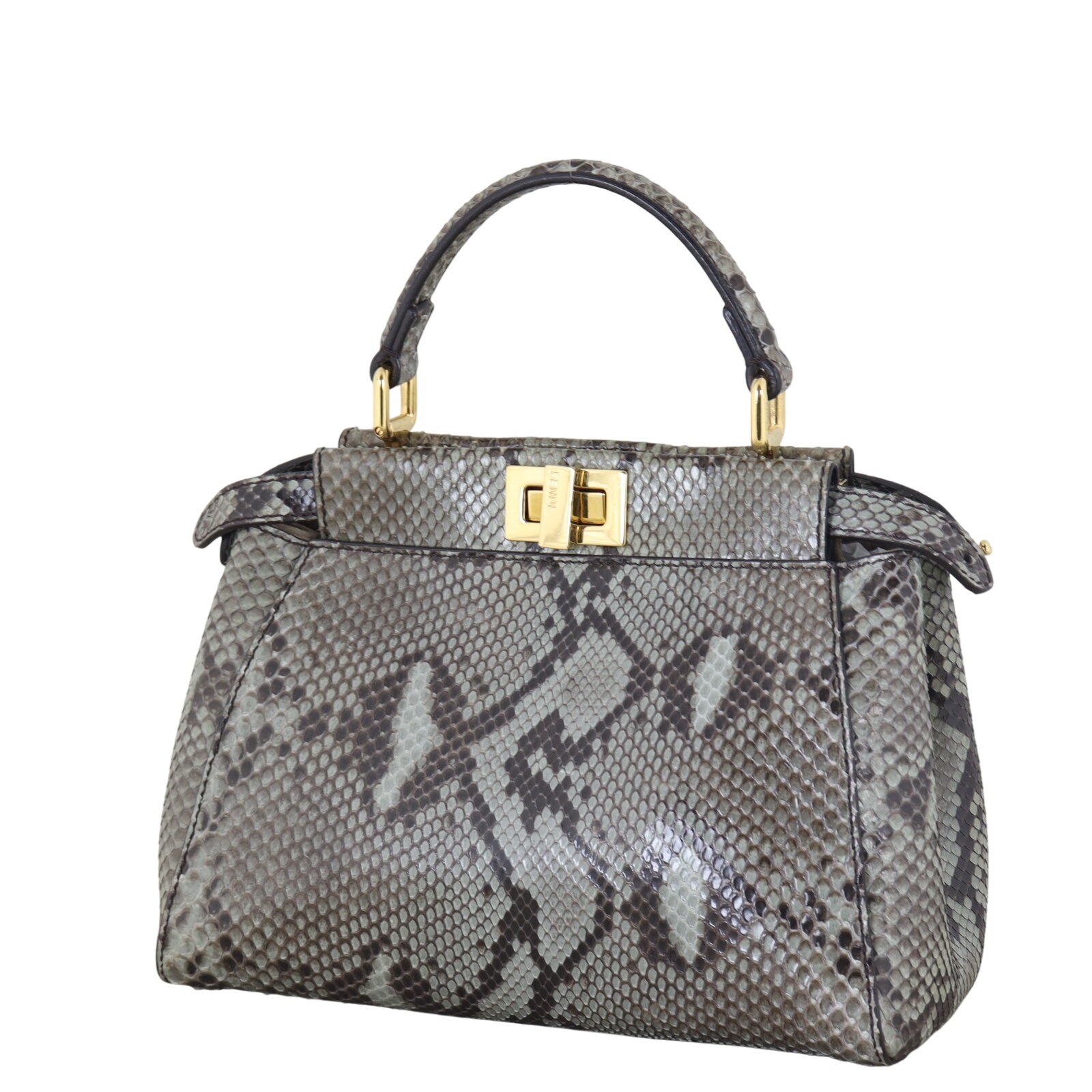 Fendi Peekaboo Mini Python